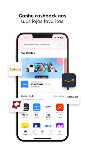 Скриншот 3 — Méliuz: Cashback e Nota Fiscal
