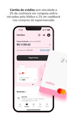 Скриншот 4 — Méliuz: Cashback e Nota Fiscal