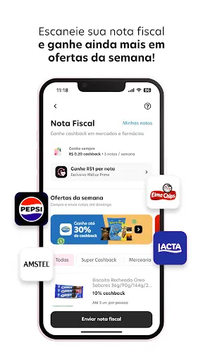 Скриншот 8 — Méliuz: Cashback e Nota Fiscal