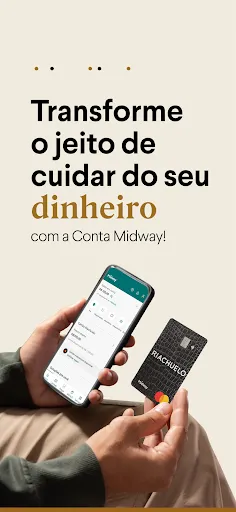 Скриншот 1 — Midway: Conta, Cartão, Pix e +