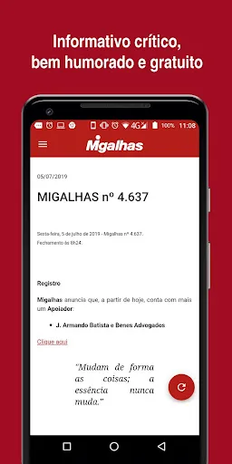 Скриншот 4 — Migalhas