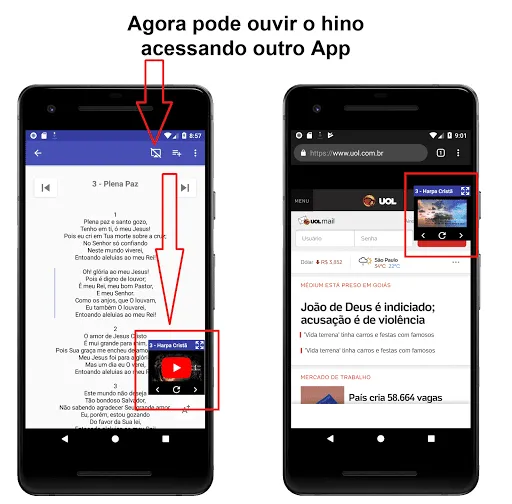 Скриншот 3 — Harpa cristã + Corinhos
