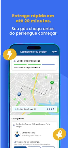 Скриншот 2 — Appgas: Pedir Gás de Cozinha