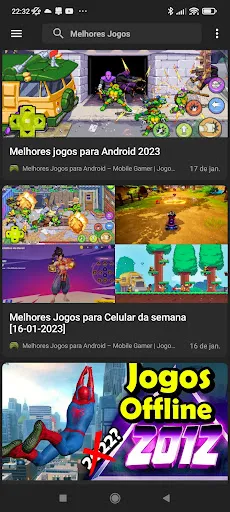 Скриншот 1 — Mobile Gamer Notícias de Jogos