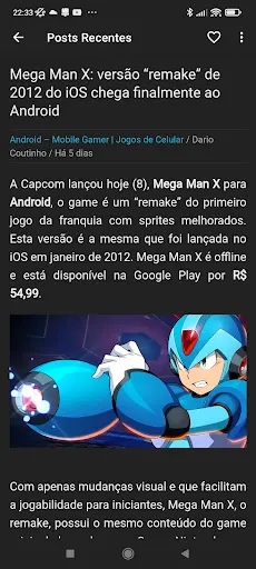 Скриншот 7 — Mobile Gamer Notícias de Jogos