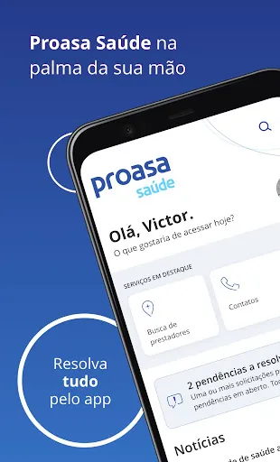 Скриншот 1 — PROASA Saúde