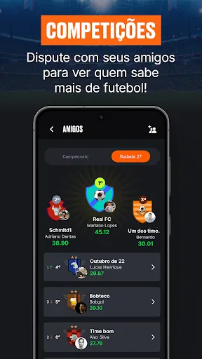 Скриншот 4 — Cartola: Jogo do Brasileirão