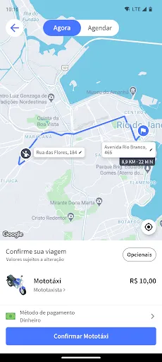 Скриншот 3 — MotoCorrida - Passageiro