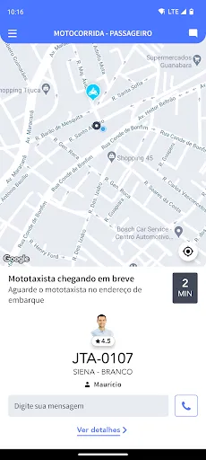 Скриншот 6 — MotoCorrida - Passageiro