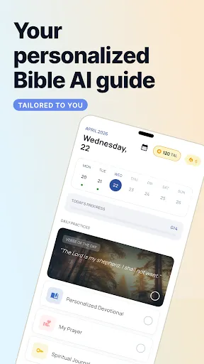 Скриншот 1 — Bible AI: Study & Devotional