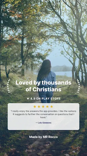Скриншот 2 — Bible AI: Study & Devotional