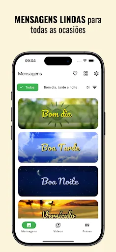 Скриншот 1 — Bom dia, Boa tarde e Boa Noite