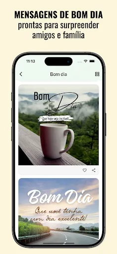 Скриншот 3 — Bom dia, Boa tarde e Boa Noite