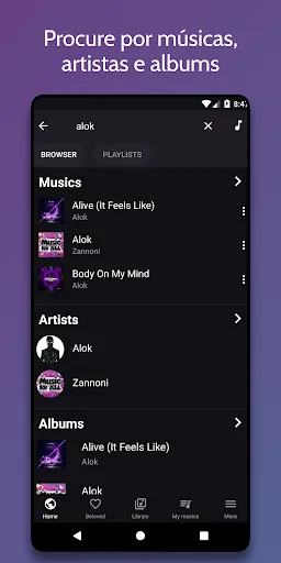 Скриншот 3 — Whatlisten: Player de música
