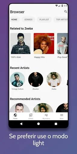 Скриншот 4 — Whatlisten: Player de música