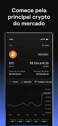 Скриншот 5 — Mynt: Bitcoin, ETH, SOL e mais