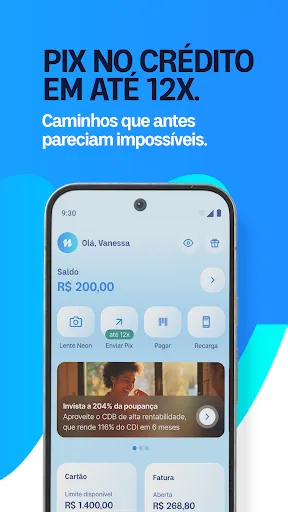 Скриншот 3 — Neon cartão de crédito e conta