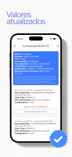Скриншот 2 — Placa Fipe - Consulta FIPE