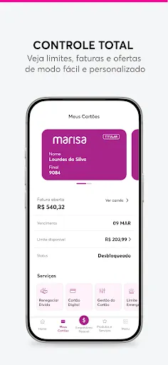 Скриншот 4 — Cartão Marisa
