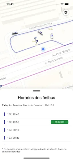 Скриншот 1 — Lá vem o ônibus