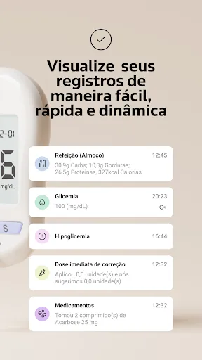 Скриншот 3 — Glic - Diabetes e Glicemia