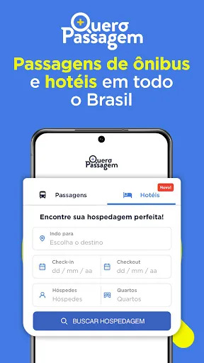 Скриншот 1 — Quero Passagem: Ônibus e Hotel