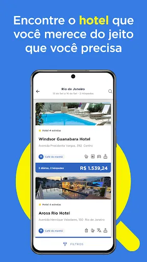 Скриншот 3 — Quero Passagem: Ônibus e Hotel