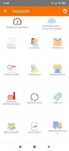Скриншот 1 — Vendas, Estoque, Pedidos e PDV