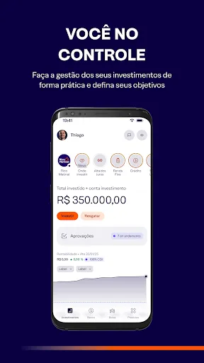 Скриншот 2 — Rico: só vantagem pra investir