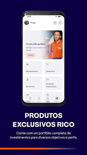 Скриншот 3 — Rico: só vantagem pra investir