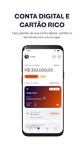 Скриншот 4 — Rico: só vantagem pra investir