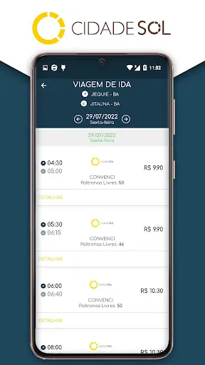 Скриншот 3 — Viação Cidade Sol