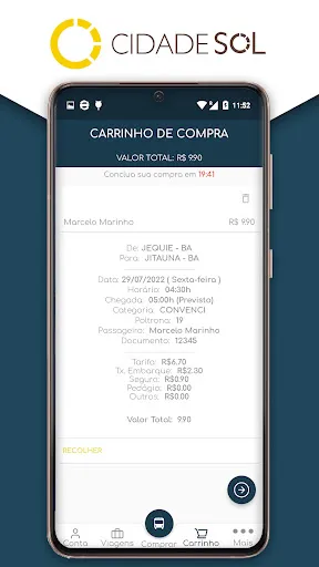 Скриншот 5 — Viação Cidade Sol