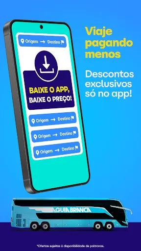 Скриншот 1 — Águia Branca: Comprar Passagem