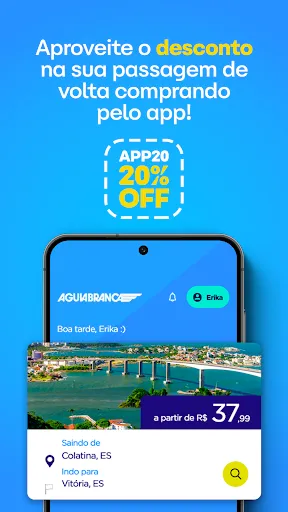 Скриншот 2 — Águia Branca: Comprar Passagem