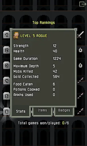 Скриншот 8 — Pixel Dungeon RU