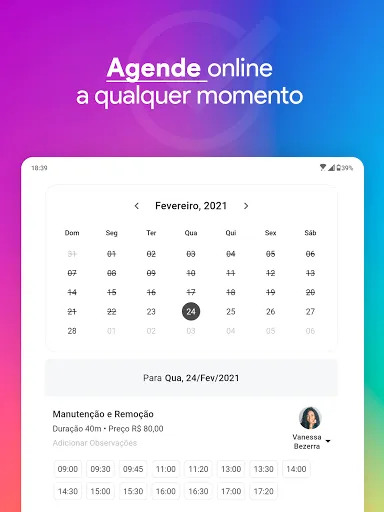 Скриншот 7 — Salão99 - Agende um serviço