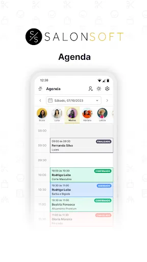 Скриншот 2 — Salon Soft - Agenda e Sistema