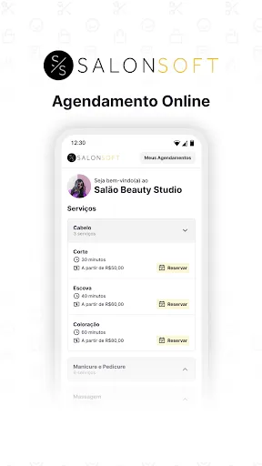 Скриншот 3 — Salon Soft - Agenda e Sistema