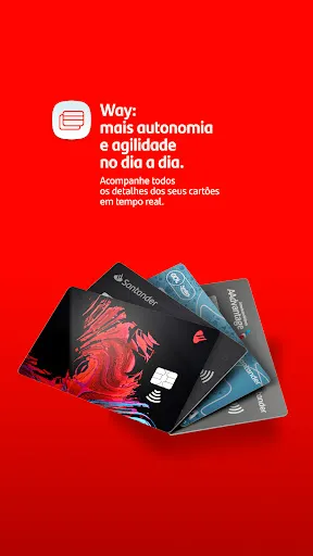 Скриншот 1 — Santander Way: App de cartões