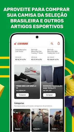 Скриншот 2 — Centauro: loja de esportes