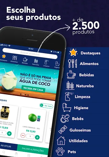 Скриншот 1 — Shopper Supermercado Online