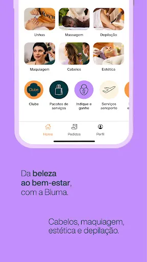 Скриншот 4 — Bluma: Beleza e Bem-estar
