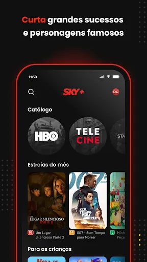 Скриншот 4 — SKY+: TV+Streaming num só app