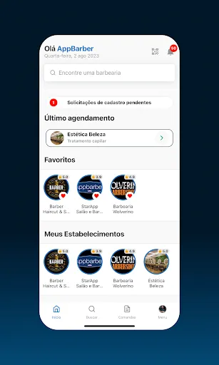 Скриншот 1 — AppBarber: Cliente