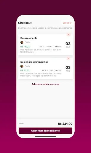Скриншот 4 — AppBeleza: Cliente
