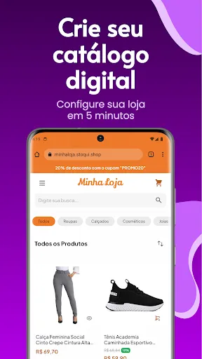 Скриншот 3 — Catálogo e Controle de Vendas