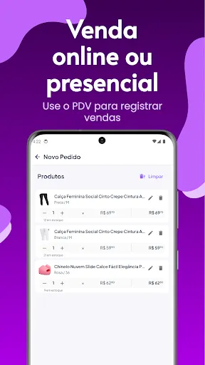 Скриншот 4 — Catálogo e Controle de Vendas