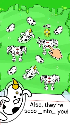 Скриншот 2 — Bacteria Evolution: Idle Merge