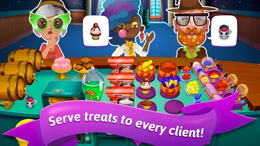 Скриншот 2 — Halloween Candy Shop Food Game